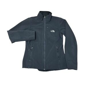 The North Face WindWall Jacket Womens S Black‎ Softshell Coat Fleece